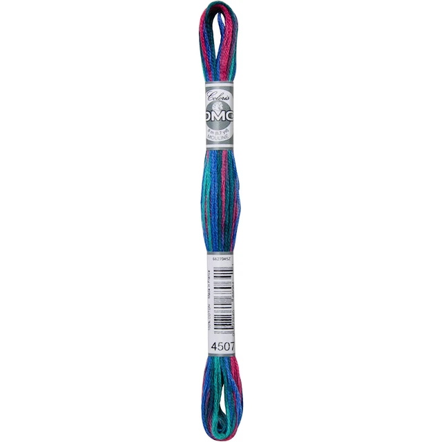Paquete de 6 hilos de algodón bordado de 6 hilos DMC colores 8,7 yardas buganvillas -517-450