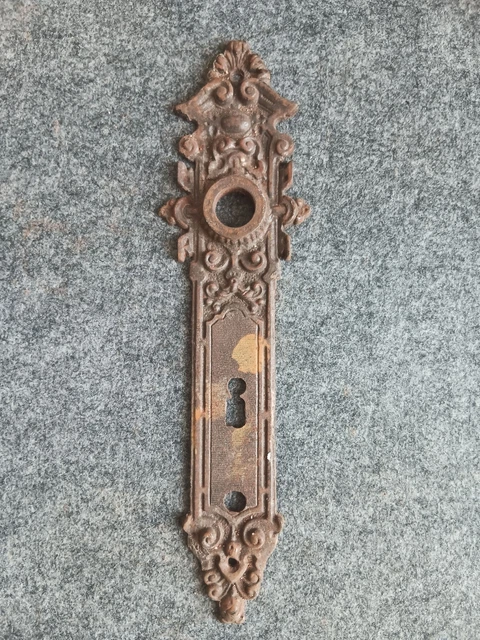 1 Stück Türbeschlag original Antik alter Beschlag für Türen aus Eisen
