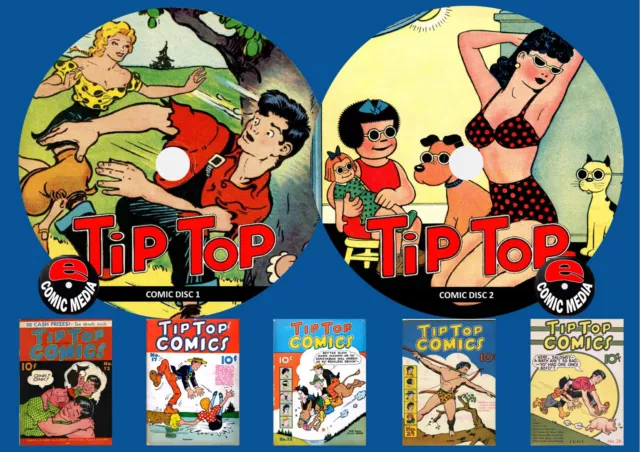 Tip-Top Comic Collection On Two PC DVD Rom’s (CBR Format)