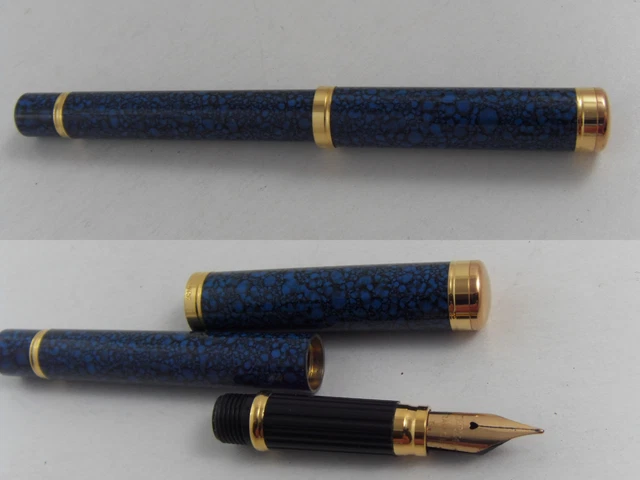 Stylo Plume Waterman Couleur Argent Guilloché - Modèle Femme Vintage, Très Bon état - Recharge Cartouche