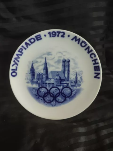 1972 OLYMPIADE MUNCHEN Plate - Munich Olympics Bavaria Germany