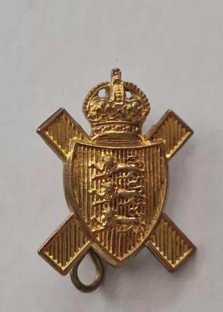 The Royal Jersey Light  Infantry Cap Badge ,KC