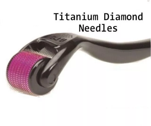 Derma Needle Roller 540 Titanium 0.25mm Acne Wrinkles Stretch Mark Hair Loss