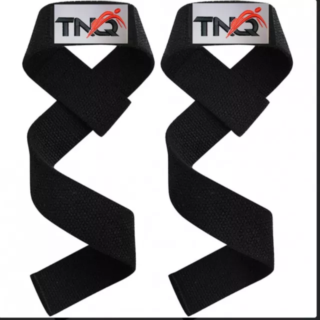 Padded Weight Lifting Training Gym Straps Hand Bar Wrist Support Gloves Wraps✓uk