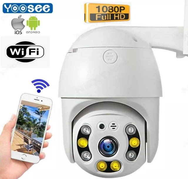 Telecamera Ptz 1080P Full Hd Esterna Ip Camera Motorizzata Ir Wifi Webcam Yoosee