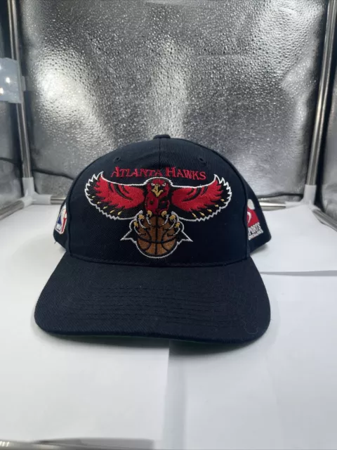 Vintage Atlanta Hawks SnapBack Cap Hat 90s NBA Basketball Hip hop Fashion  Rare