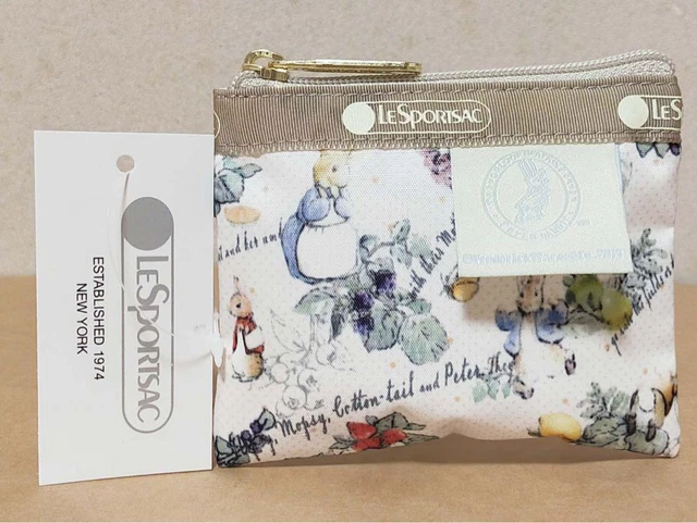 【New】LeSportsac Peter Rabbit Key Case Coin Case