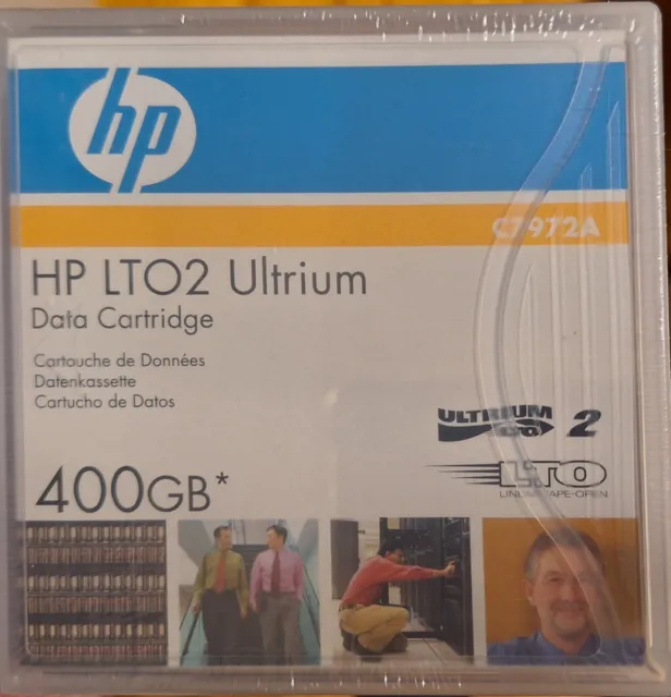 C7972A LTO Ultrium 2 Data Cartridge 200 / 400GB NEU!! Werkseitig versiegelt