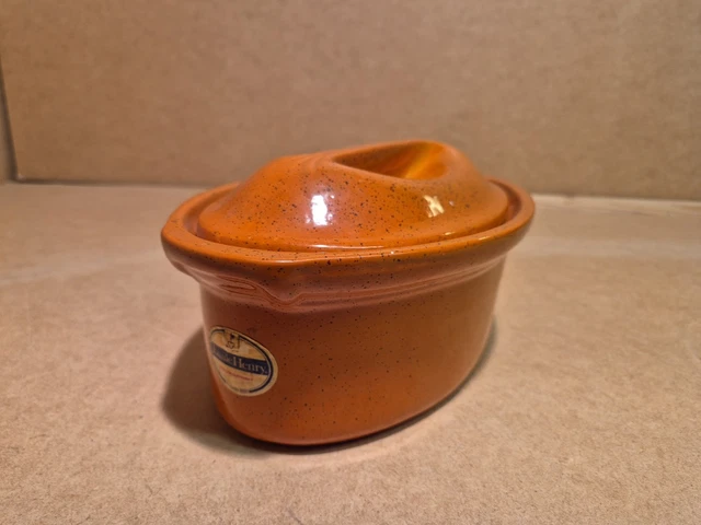 Ancienne cafetière en céramique émaillée Marron/Marron Céramique