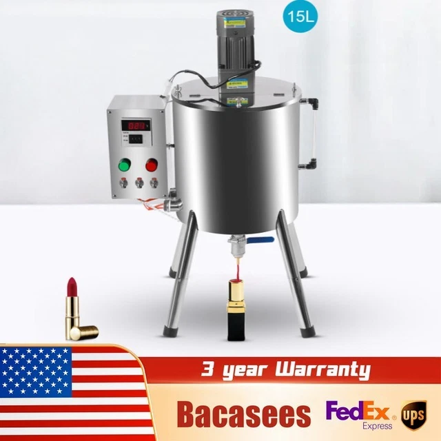 YK-15L Heating Filling Mixer Machine Stirring Tank Paste Liquid Lipstick Filler