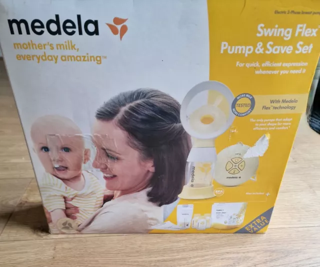 Medela Swing Flex Pump & Save Breast Pump. Never used but opened!