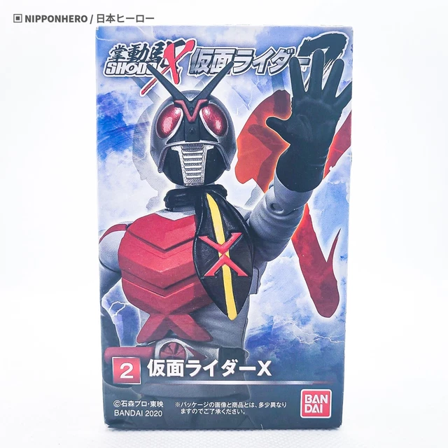 SHODO KAMEN RIDER X Showa Masked Rider Action Figure Bandai Japan sodo
