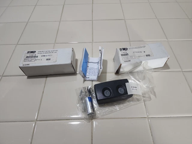 Lot of 2 DMP 1142-B (Black) 2 Button wireless holdup NEW in the BOX!