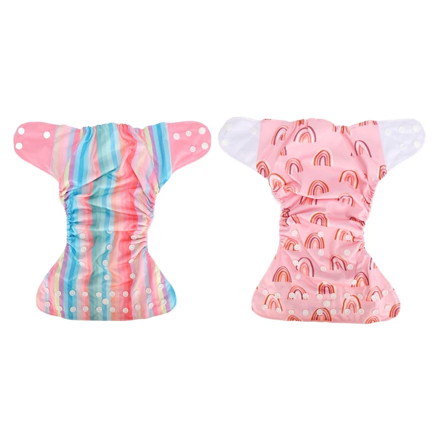 2Pcs Baby Diapers Breathable Washable Reusable Toddler Training Pants For _s