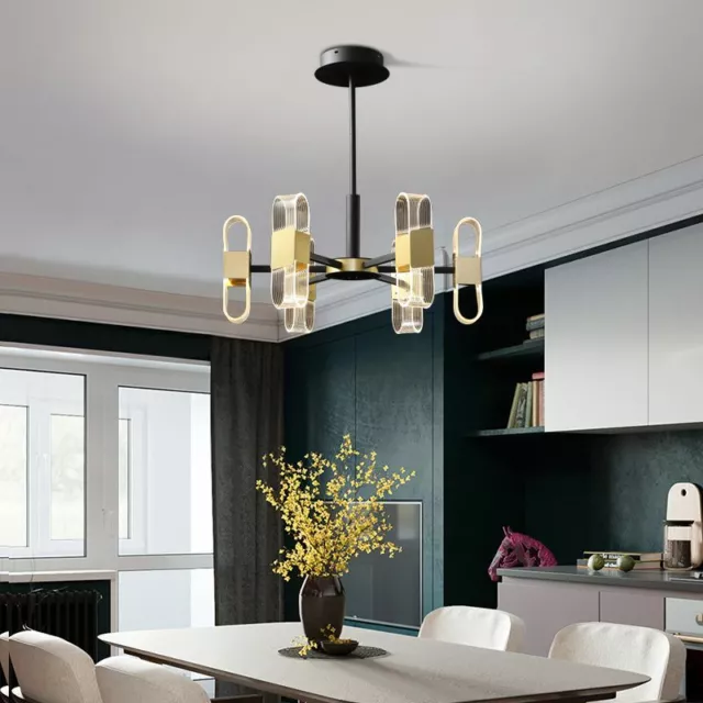 Kitchen Pendant Light Room Ceiling Lights Bar LED Lamp Gold Chandelier Lighting