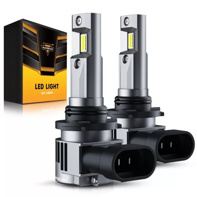 AUXBEAM 9006 CANBUS LED Headlight Kit Low Beam Bulbs Super Bright White 6500K