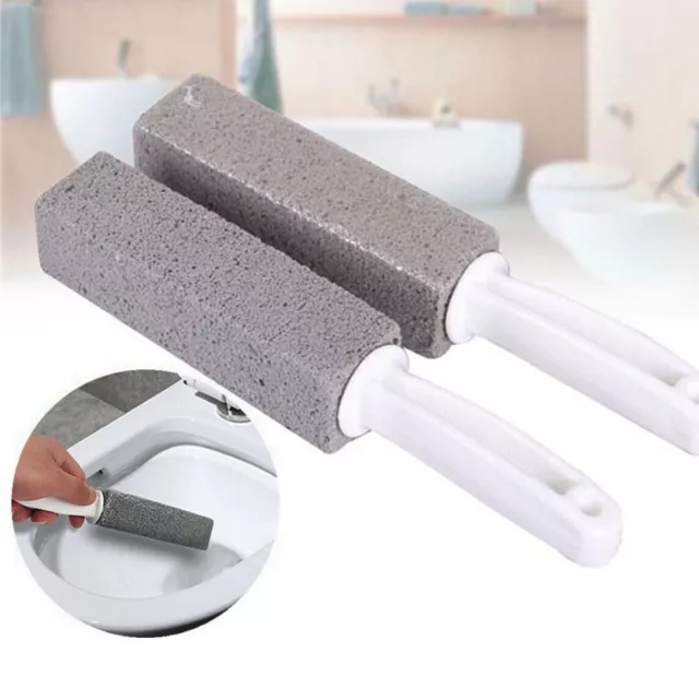 Toilet Bathroom Brush Convenient Dead Corner 1x Pumice Stone Crevice Cleaner