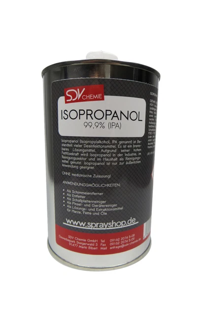 JaPeBi Isopropanol 99,9% Isopropylalkohol 2-Propanol 3 X 1 L Ab 11,95