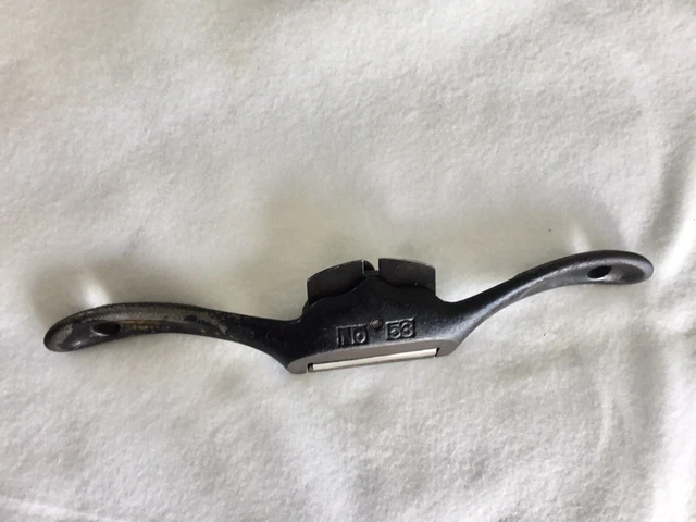 Vintage Antique Stanley No.53 Flat Bottom Adjustable Throat Spoke Shave