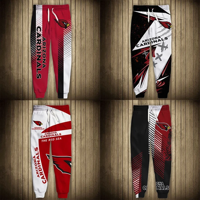 Arizona Cardinals Mens Casual Sweatpants Gym Workout Pants Sports Trousers Gift