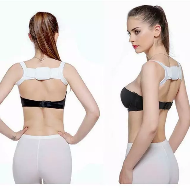 Damen Schulter Rücken Haltung Korrektor Brust Unterstützung Gürtel Streppe