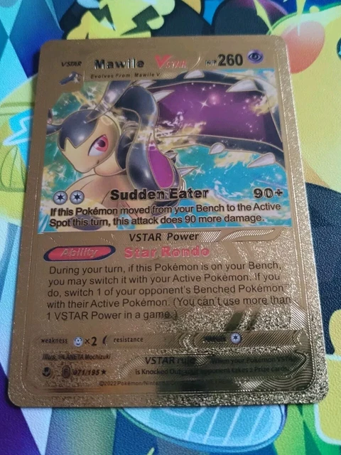 GOLD POKÉMON CARD Mawile Collectable Pokémon Card £1.05 - PicClick UK