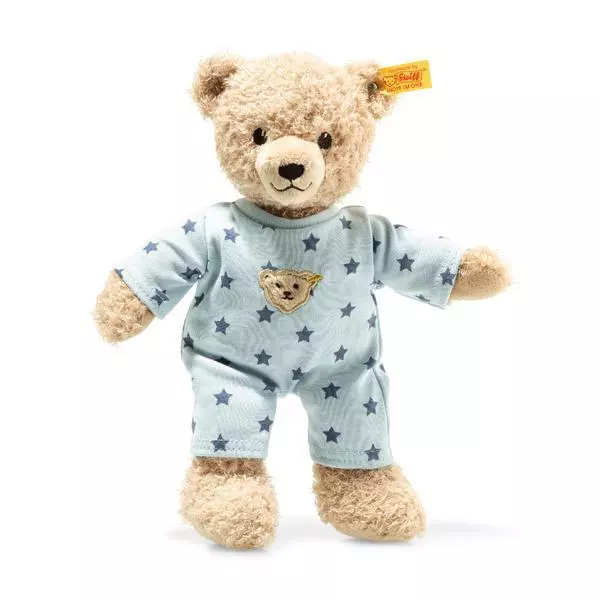 Steiff Teddy and Me Teddybär Junge Baby mit Schlafanzug 25 cm