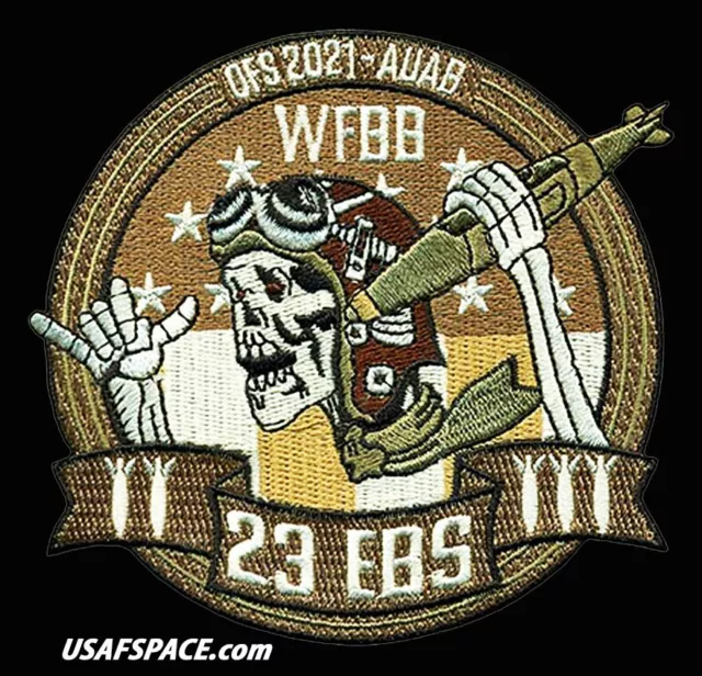 USAF 23RD EXPEDITIONARY BOMB SQ -B-52- FREEDOM SENTINAL 2021-Minot AFB-VEL PATCH