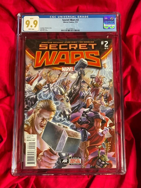 CGC 9.9~Secret Wars #2~2015 Alex Ross Cover A~1st God Emperor Doom~Up from 9.8