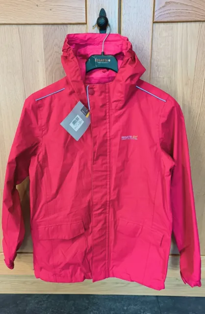 Regatta Great Outdoors Women's Waterproof Pink Jacket Hooded Full Zip Size 32
