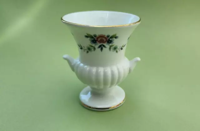 Vintage Wedgwood Bone China Miniature Vase Made in England Floral