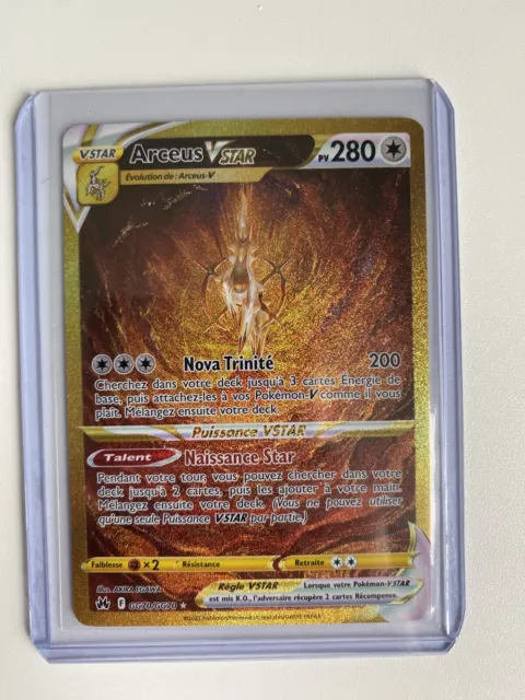 Carte Pokémon ARCEUS-VSTAR Gold Secrète - 184/172 - PV280