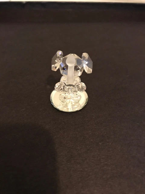 Gorham Mini Crystal Elephant