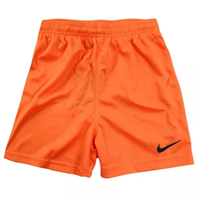 Nike Park II Knit Football Shorts Orange Boys Football Shorts 494839 815