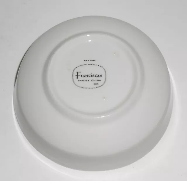 Franciscan Pottery China Maytime Fruit Bowl BUY-IT-NOW 2