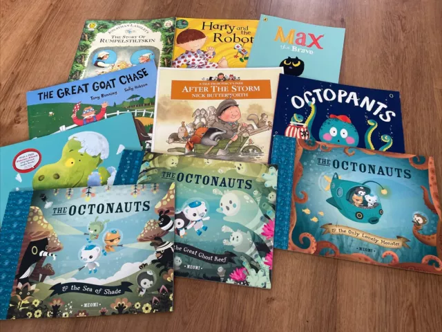 Childrens Picture Books Bundle X 10 Story Kids Inc Octonauts, Max The Brave