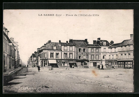 CPA La Barre, Place de l´Hotel-de-Ville