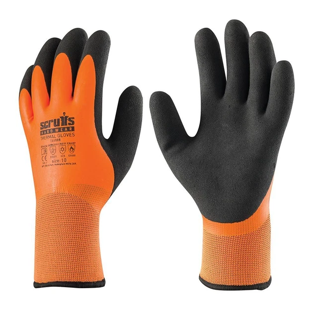 Scruffs - Guanti Termici Arancione - XL/10