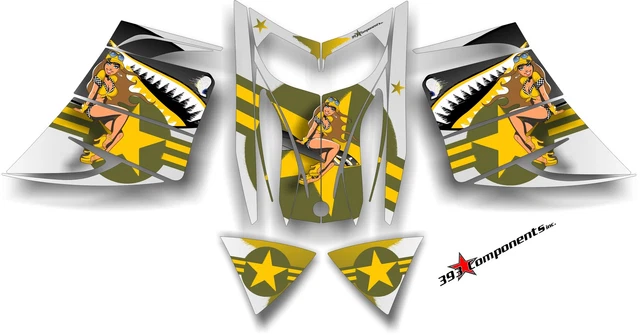 Décalcomanie Auto-adhésive Ski-Doo Rev XR/GSX/MXZ Traîneau