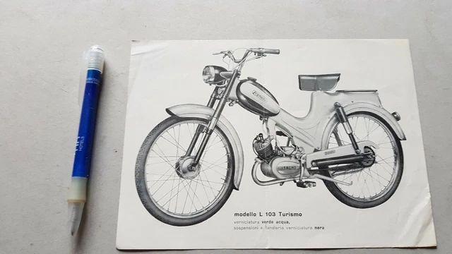 LEGNANO SACHS 50 L 103 Turismo ANNI '60 depliant italiano