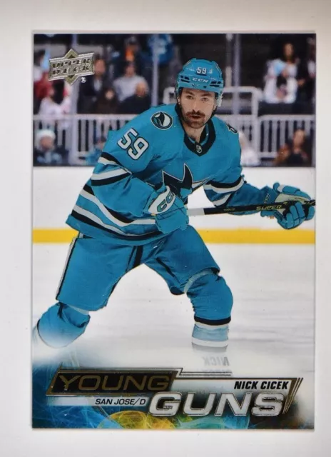 2022-23 UD Extended Series Clear Cut Young Guns #707 Nick Cicek