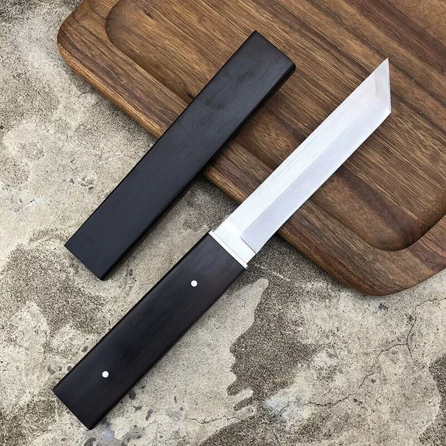 SWORD TANTO KNIFE FullTang Tactical Blade Japanese Katana D2 Steel