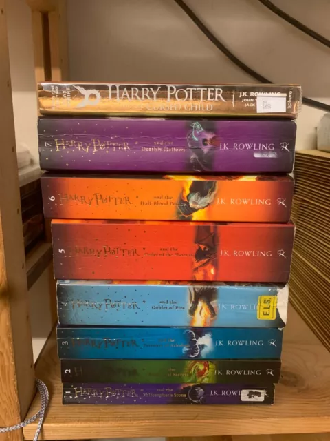 JK Rowling Harry Potter Kids Complete Series HardBack Edition Box