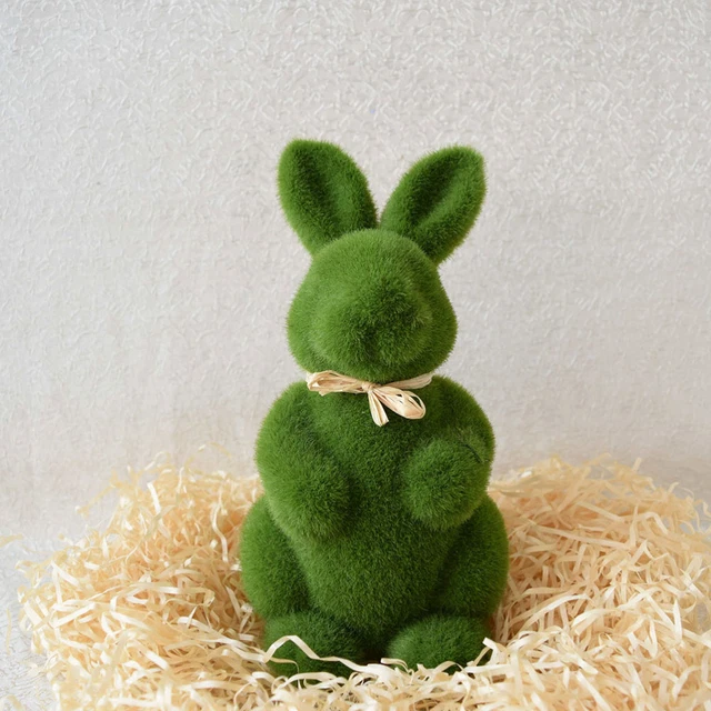 1PC Tafelaufsatz Bunny Garten Dekoration Strömten Häschen Ornamente 2