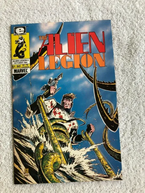 Alien Legion #4 (Oct 1984, Marvel-Epic) VF+ 8.5
