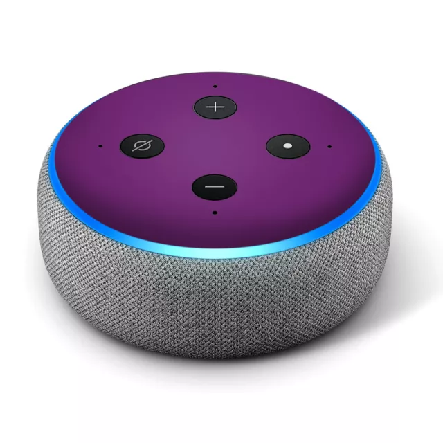 Vinyl Decal Skin for Amazon Echo Dot 3rd Gen - Purple Muted