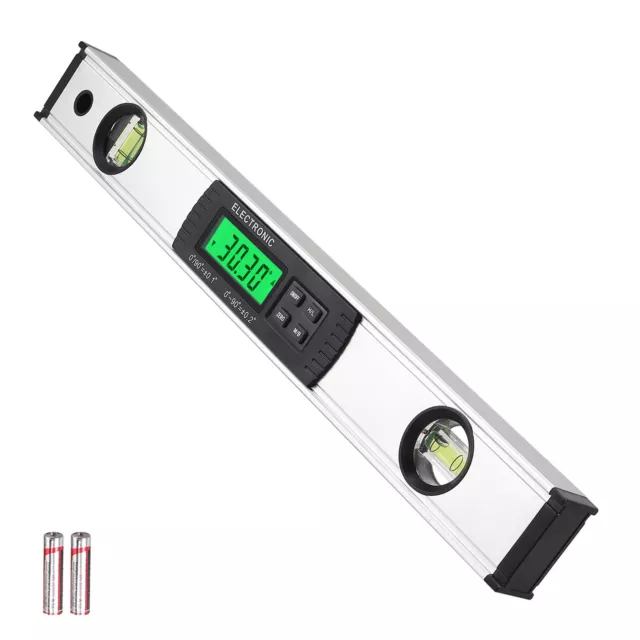 16" Inch Digital Spirit Level Protractor Magnetic Angle Meter Measuring Tool