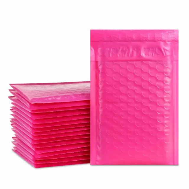 Pink Poly Bubble Padded Shipping Mailers #000 #00 #0 #CD #1 #2 #3 #4 #5 #6 #7
