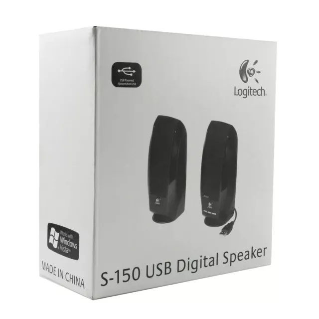 Logitech S150 2.0 Digital Speaker System 5W RMS Black USB OEM