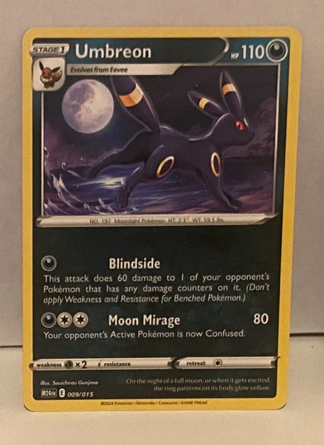 UMBREON NEW 2025 McDonalds Happy Meal Pokémon Dragon Discovery Card 009/015 2.50 PicClick CA